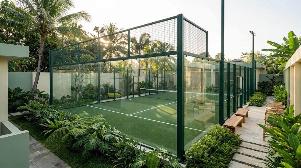 Lapangan padel outdoor